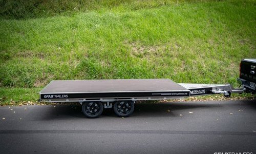 GFAB Tandem Axle Alloy Flat Deck Trailer